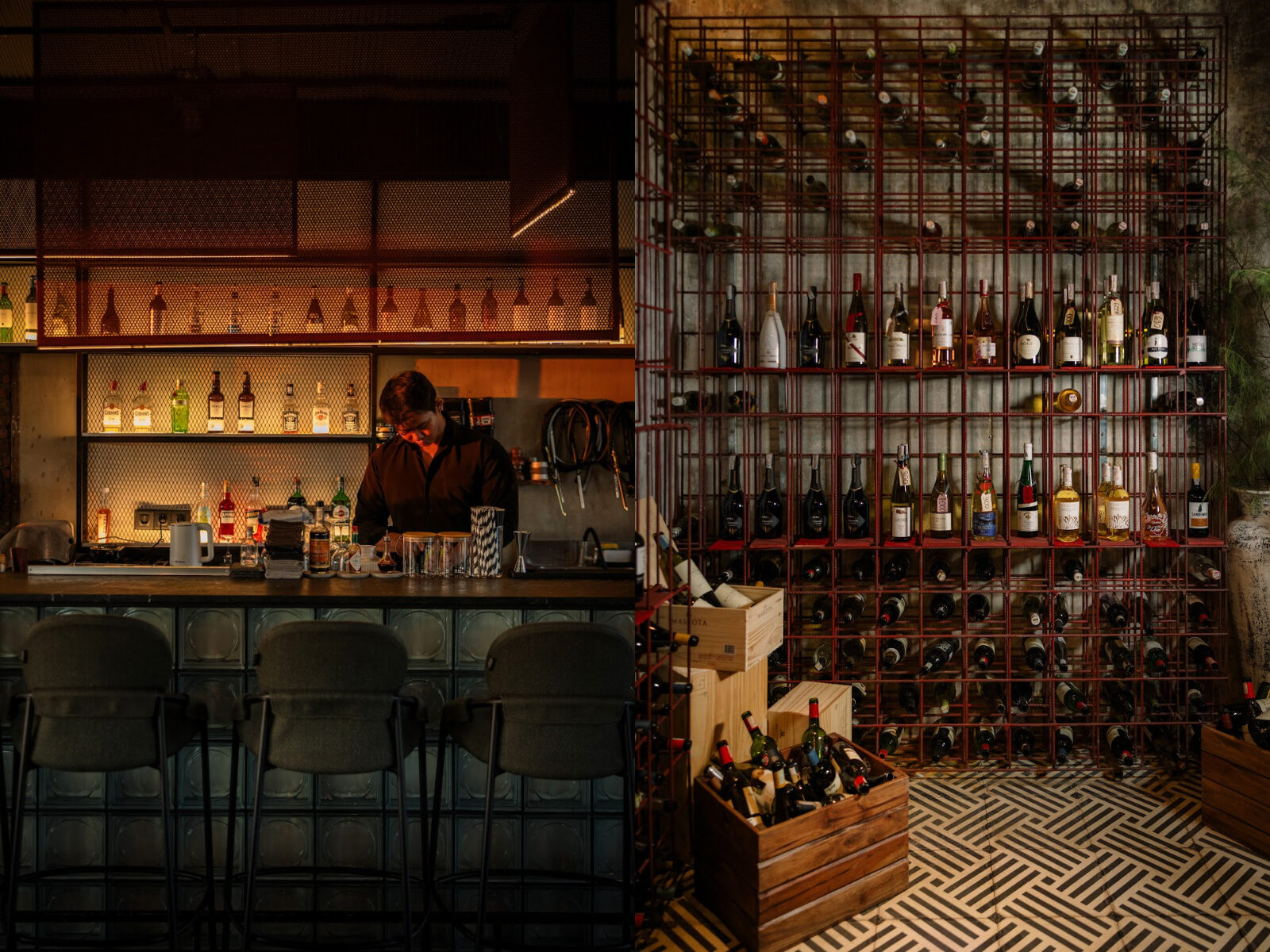 ESKQ Bar — speakeasy wine bar and late-night cocktail bar in Canggu, Bali
