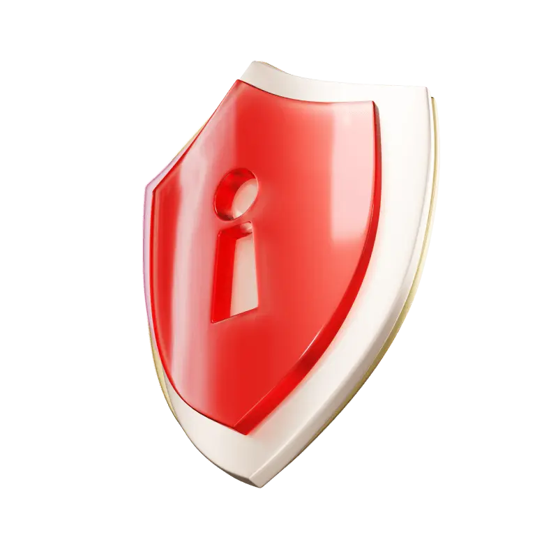 A 3D icon in red and the letter 'i' illustrating savings account security with Singpass identity verification.