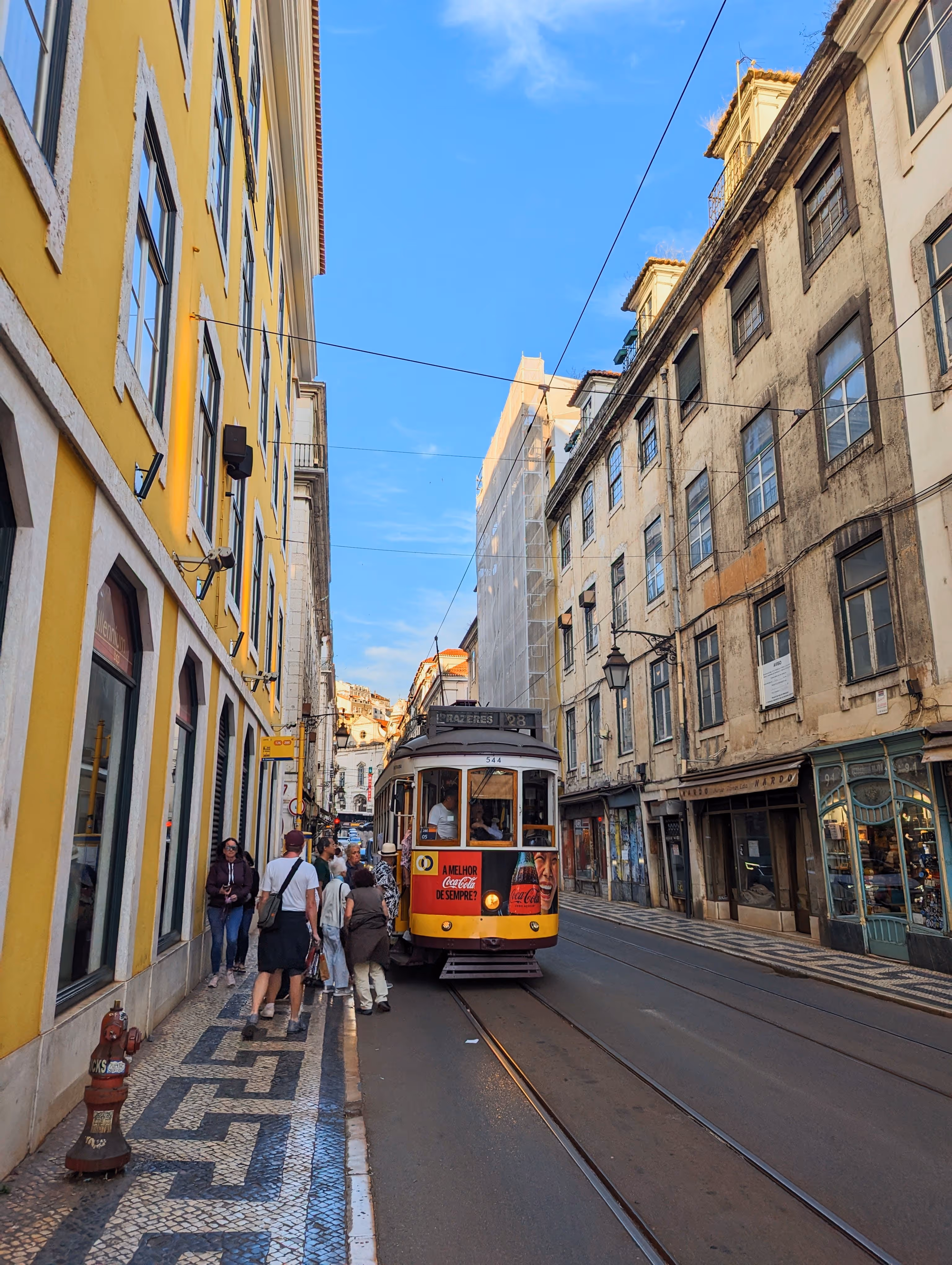 La rue Augusta à Lisbonne