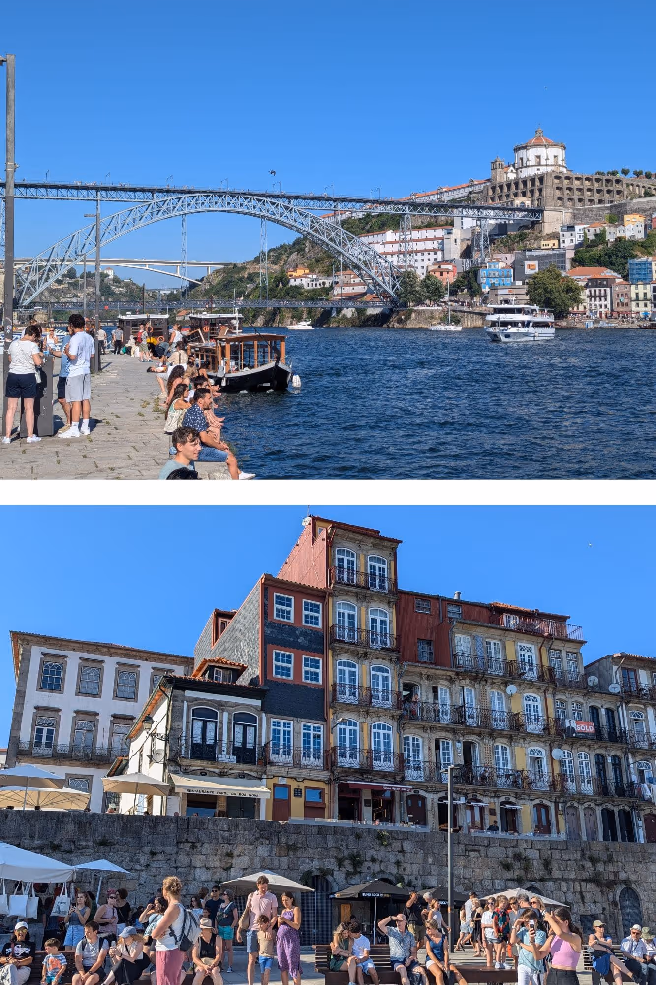 Les quais de Porto côté centre historique