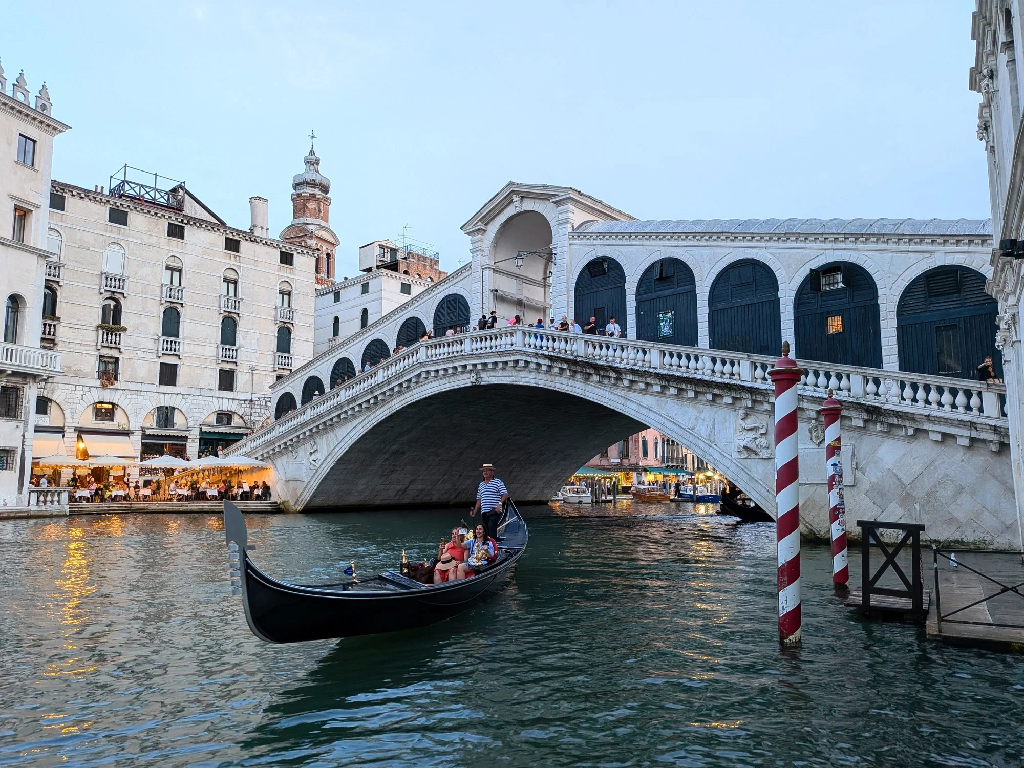 Le pont du Rialto depuis les quais