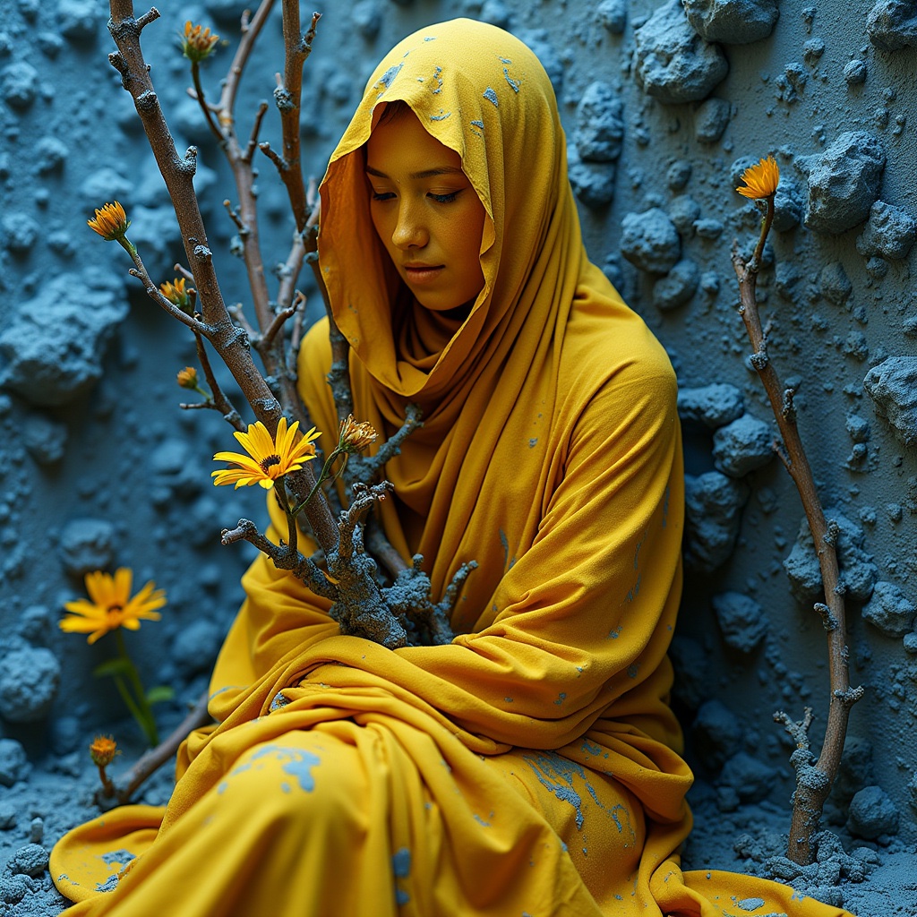 Nature's Embrace: A Surreal Composition