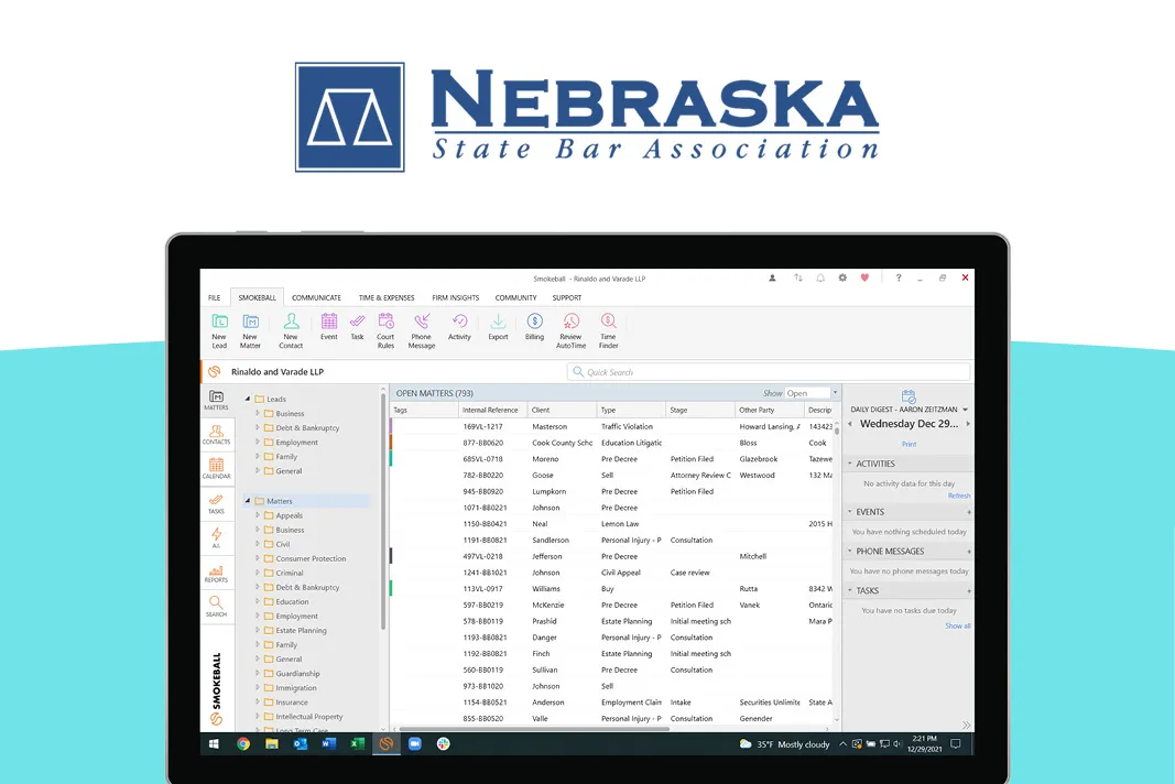 Smokeball Announces Nebraska State Bar Association Member Benefit Partnership