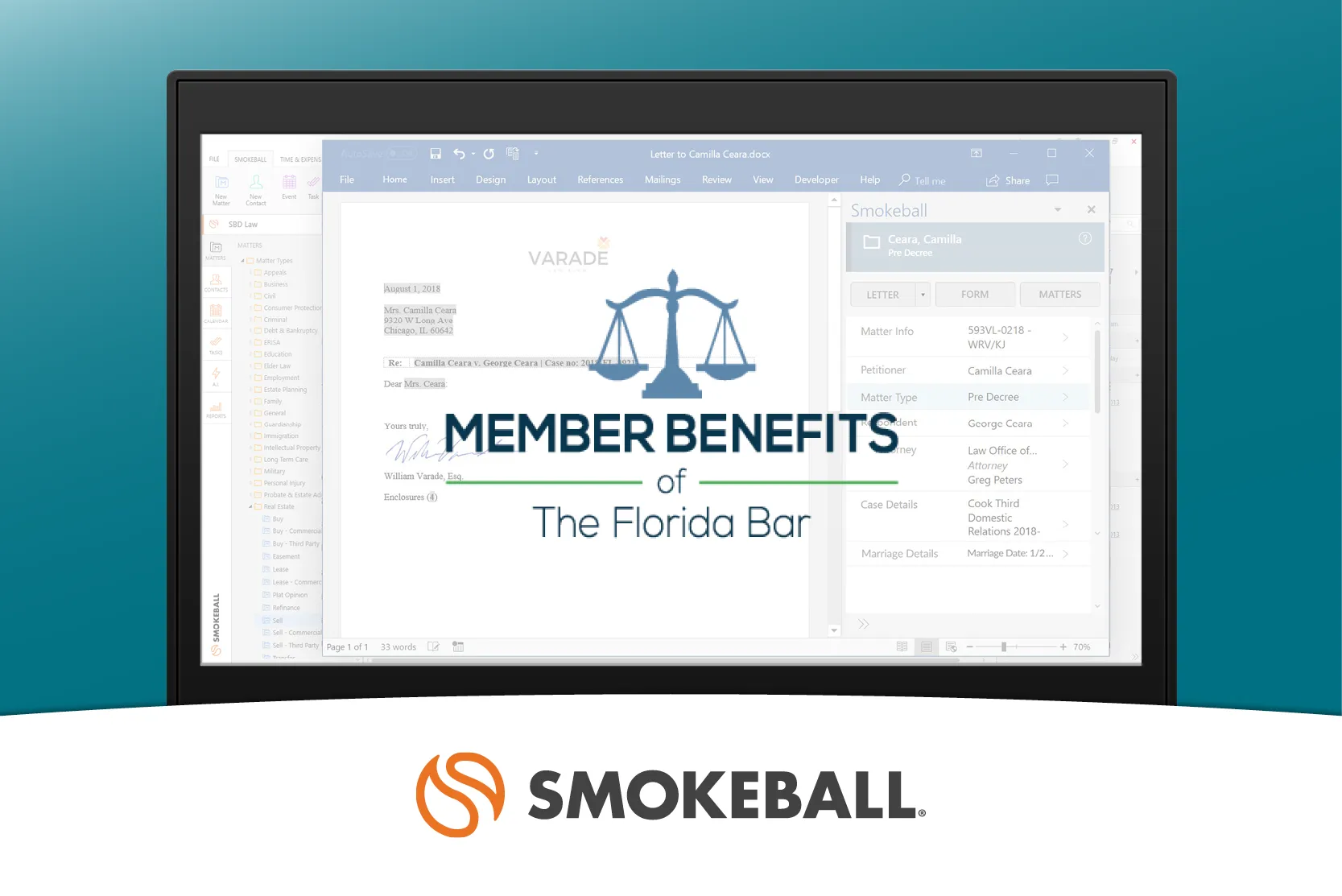 Announcing New Member Benefit Relationship: Smokeball and The Florida Bar