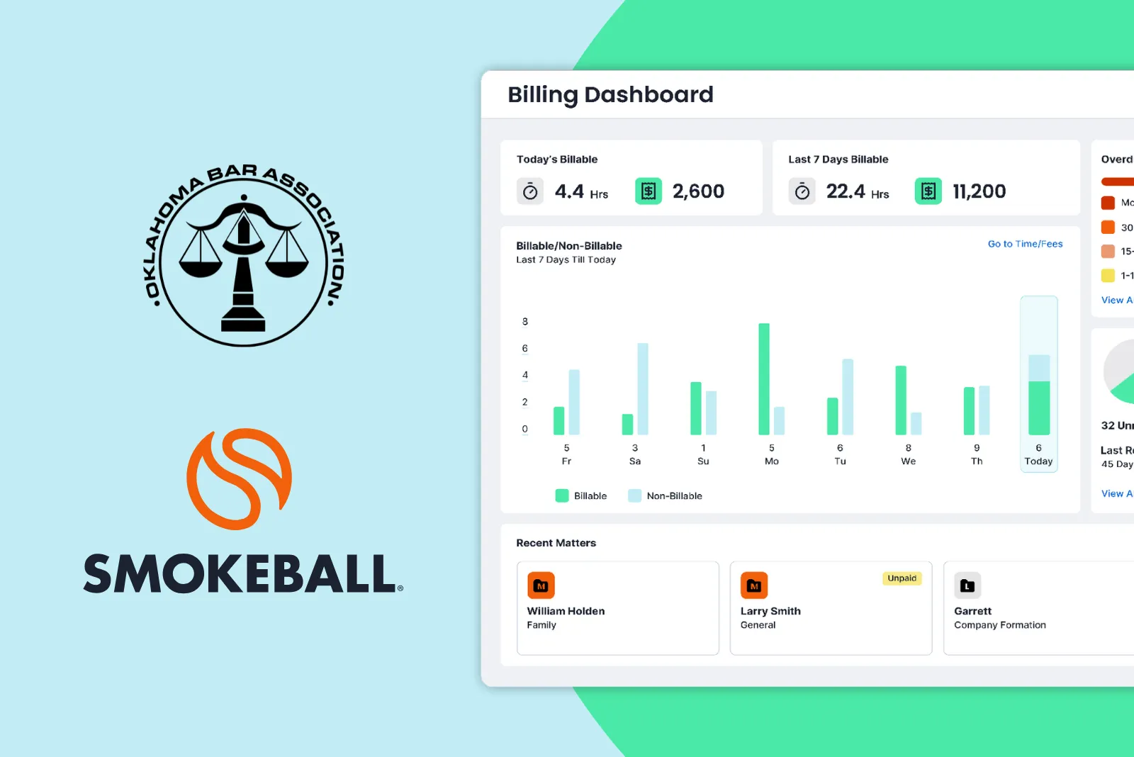 New benefit gives OBA members complimentary access to Smokeball Bill to improve billing and trust accounting compliance.