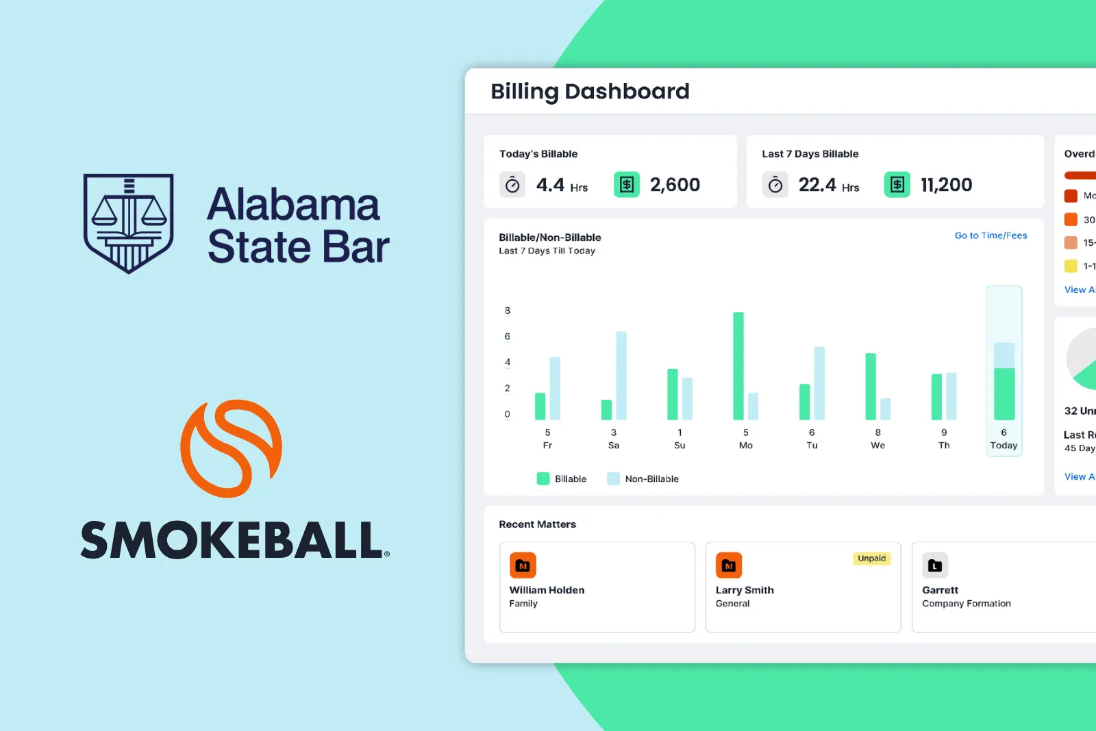 Alabama Lawyers Gain Free Access to Trust and Billing Software through Smokeball & the Alabama State Bar Partnership