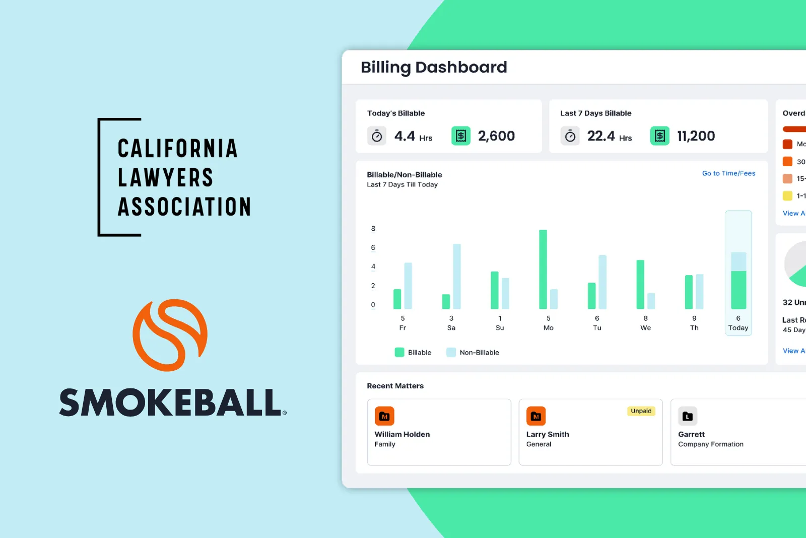 Smokeball Bill assists CLA members with trust accounting compliance and firm success.
