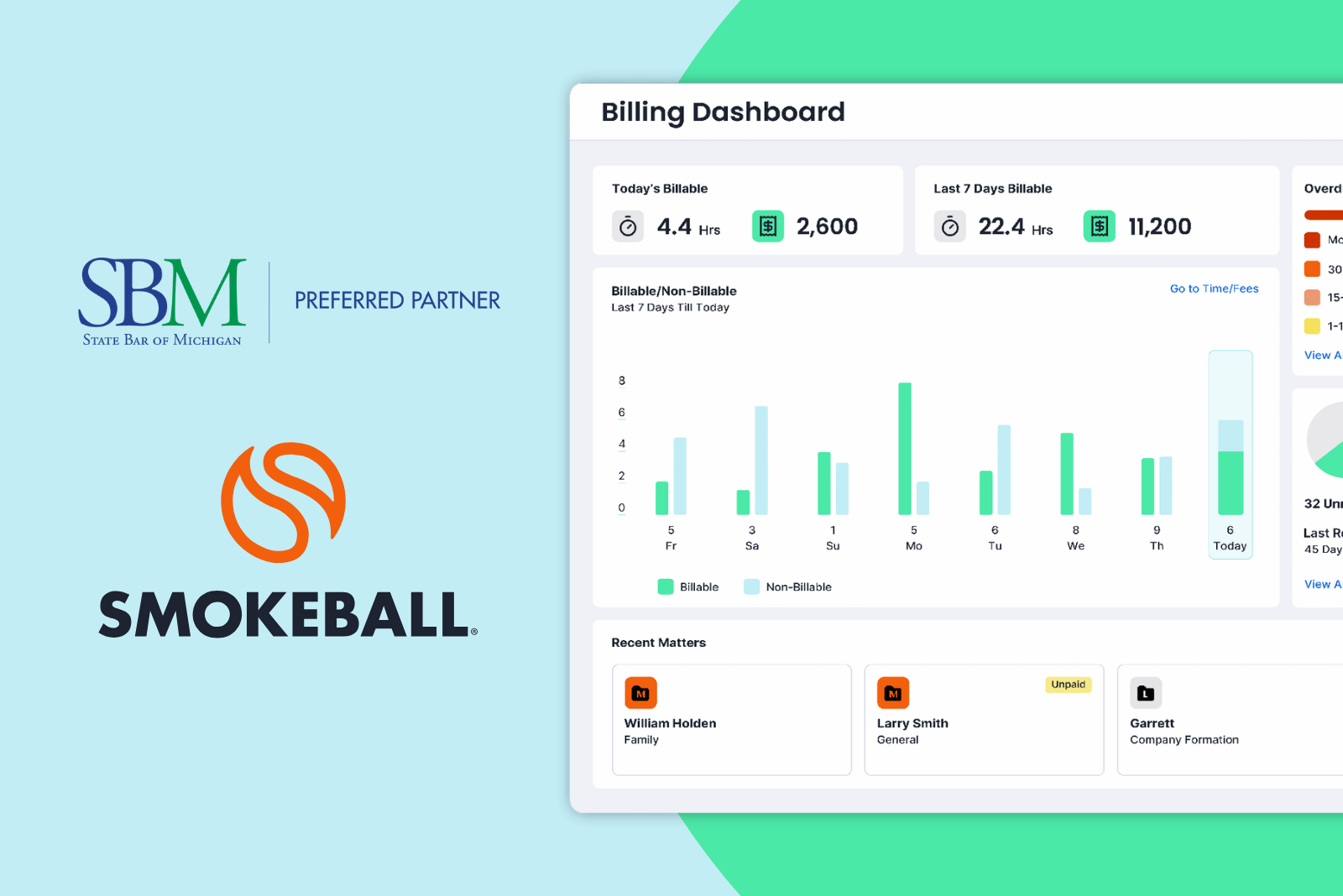 Smokeball will put trust accounting technology in the hands of all Michigan attorneys at no cost, enabling them to improve client service and maintain compliance.