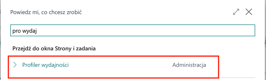 Microsoft Dynamics 365 Business Central: Profiler wydajności