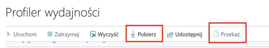 Microsoft Dynamics 365 Business Central: Profiler wydajności