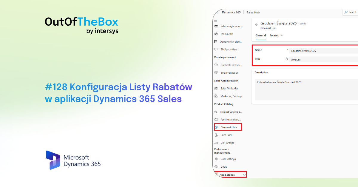🤑 Konfiguracja Listy Rabatów w aplikacji Dynamics 365 Sales