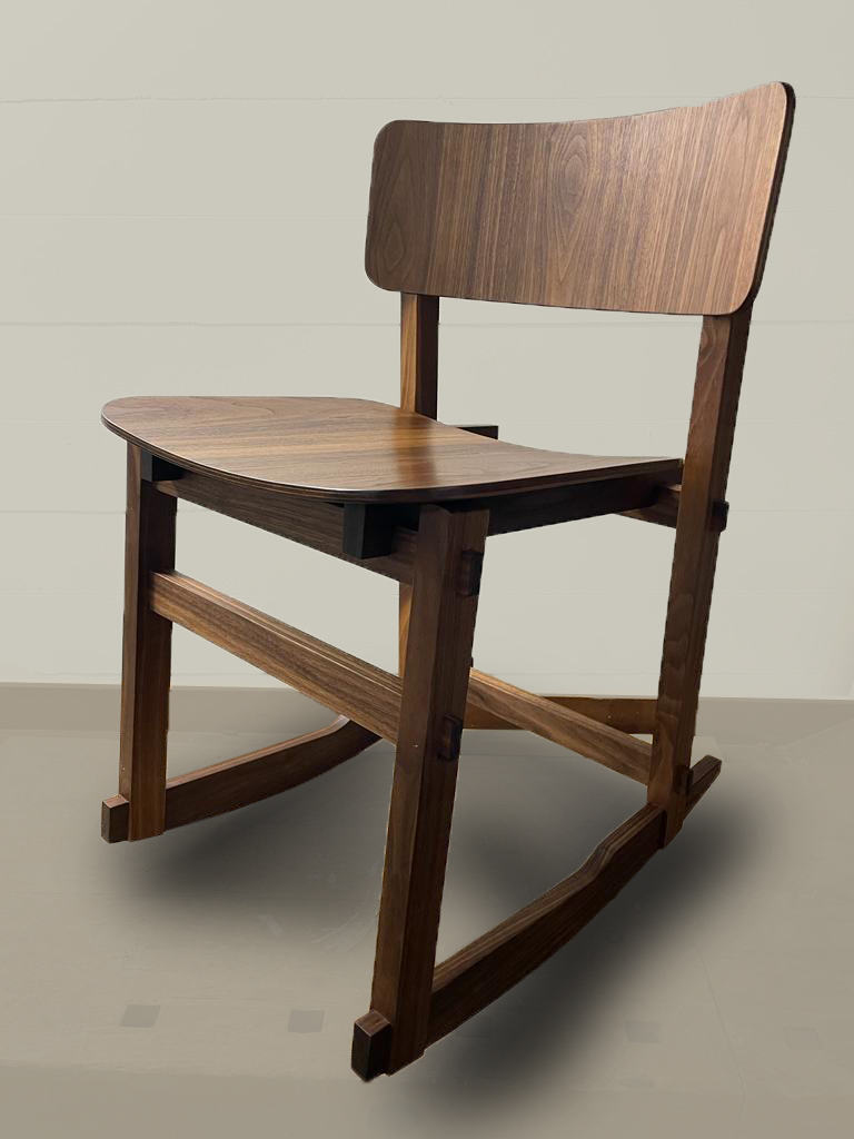 Maatwerk schommelstoel meubelmakerij meubels van zant