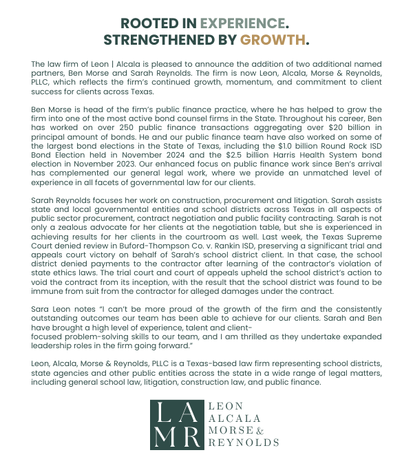 Flyer for announcement