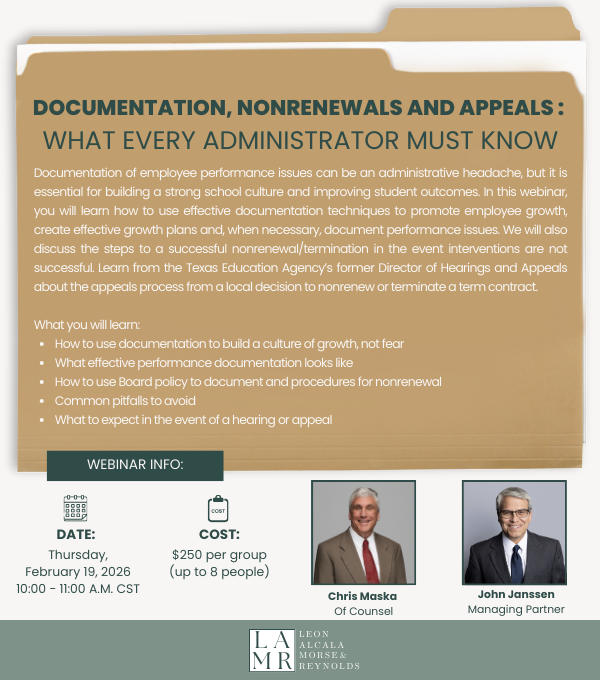 Flyer for upcoming event