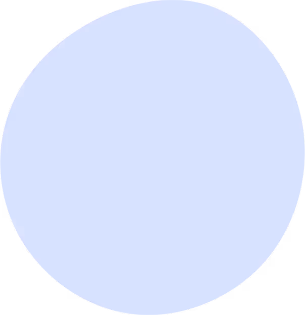 Blob light blue rounded