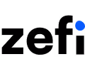 Zefi logo black & blue