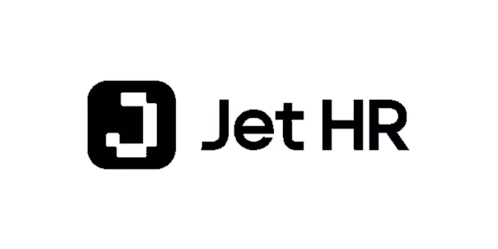 JetHR Logo Black Transparent