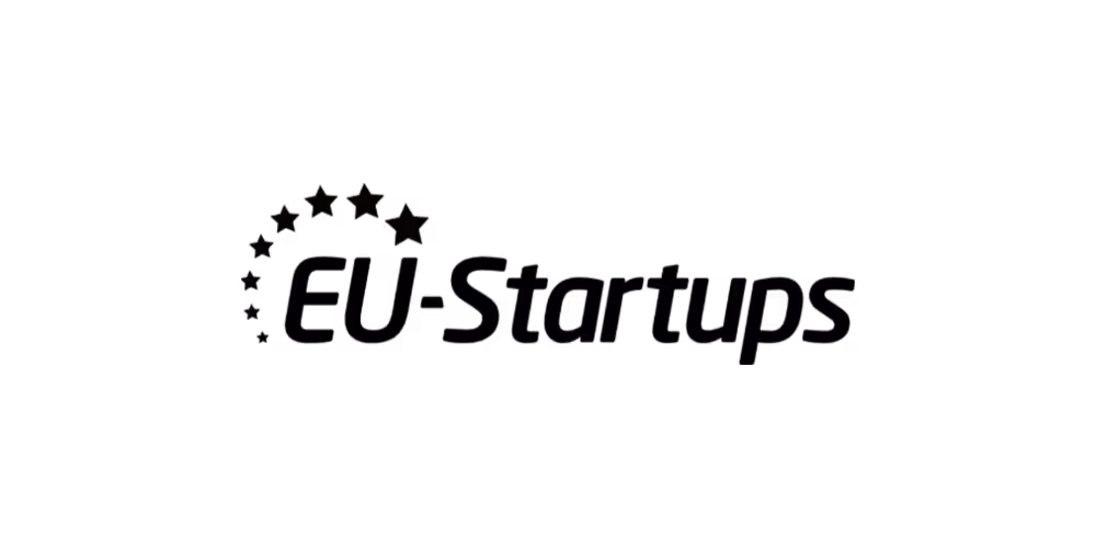 EU Startups black logo with transparent background