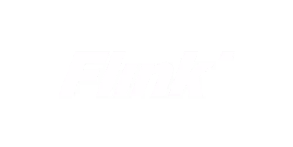 Flink logo white with transparent background