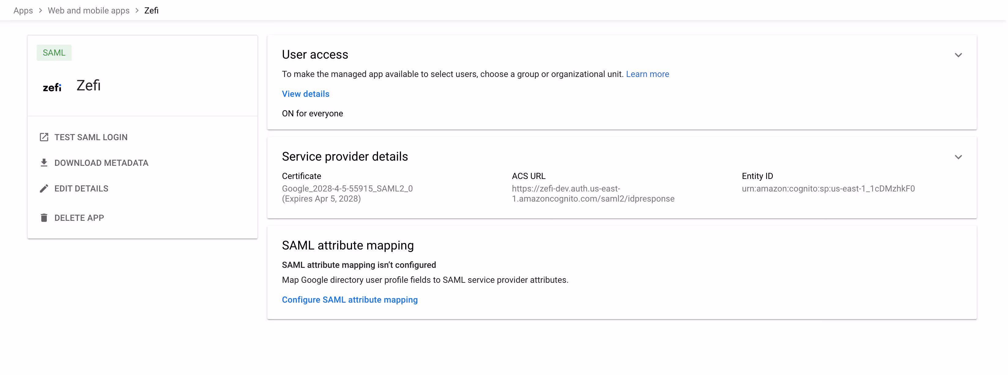 Screenshot of a software