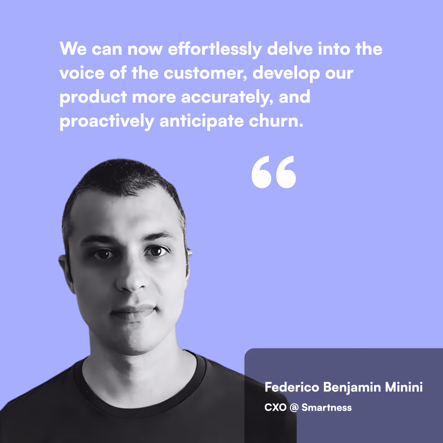 Quote about Zefi from Federico Minini