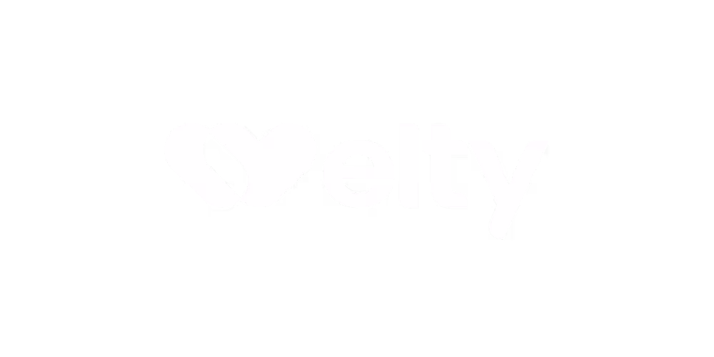 Elty logo white with transparent background
