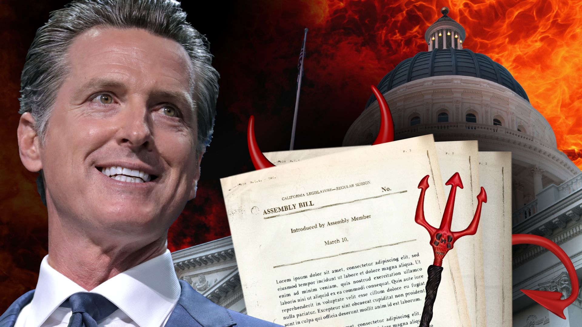 DeMaio Urges Newsom to VETO Top 10 Worst Bills on His Desk