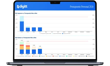 Mockup de laptop mostrando la interfaz