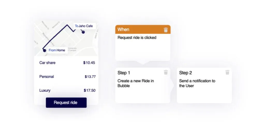 crear sitio web en bubble