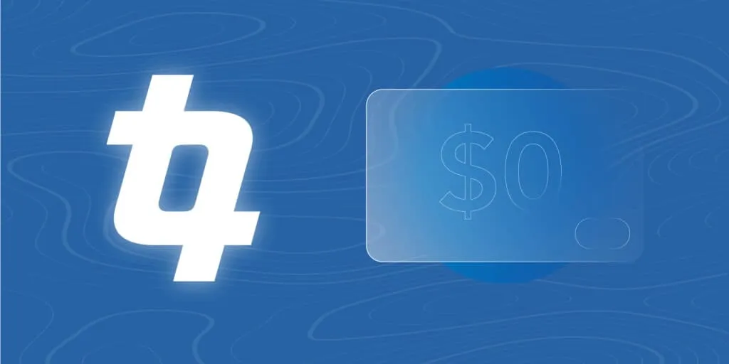 Logo de Digitt blanco en un fondo azul