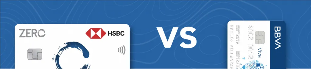 Comparativa entre la tarjeta HSBC Zero y BBVA Vive