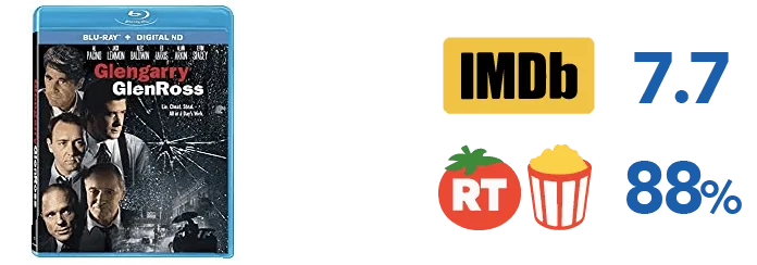 Portada de película Glengarry Glen Ross