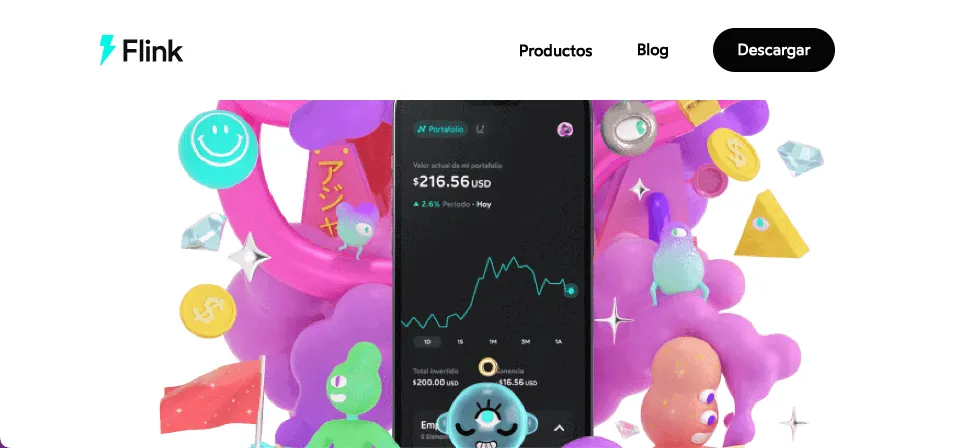 Plataforma de inversión Flink México