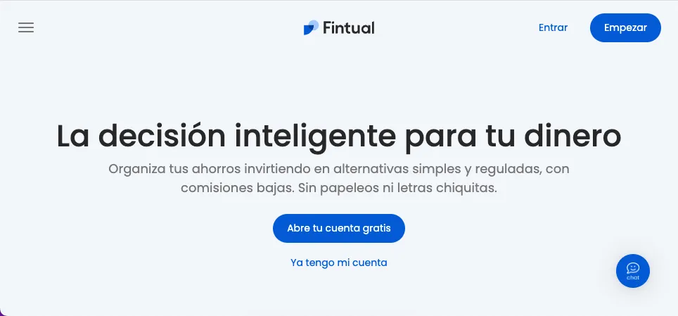 Plataforma de inversión Fintual México