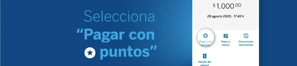 Sistema de pago con puntos de BBVA