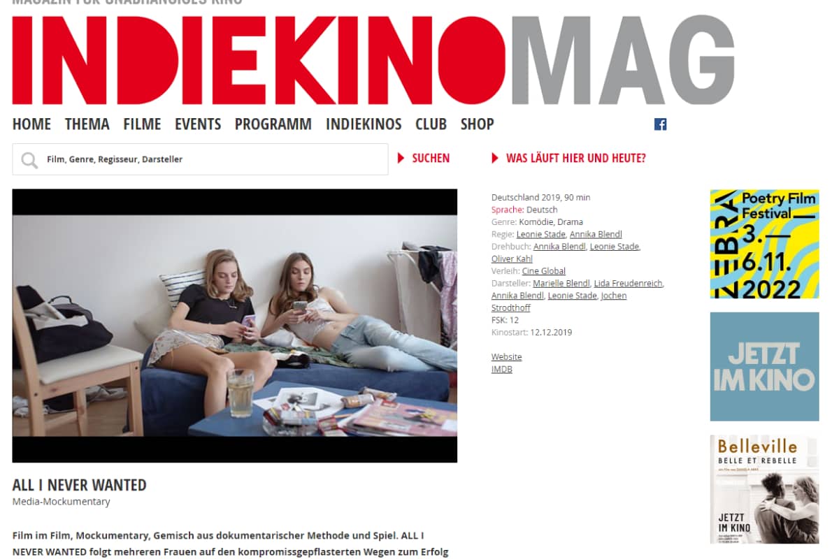 Reviews&Essays / indiekino magazin