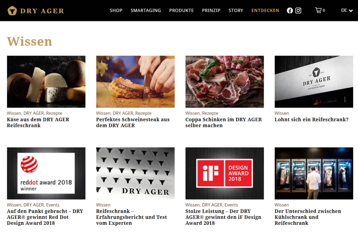 Landig Dry Ager / Blog