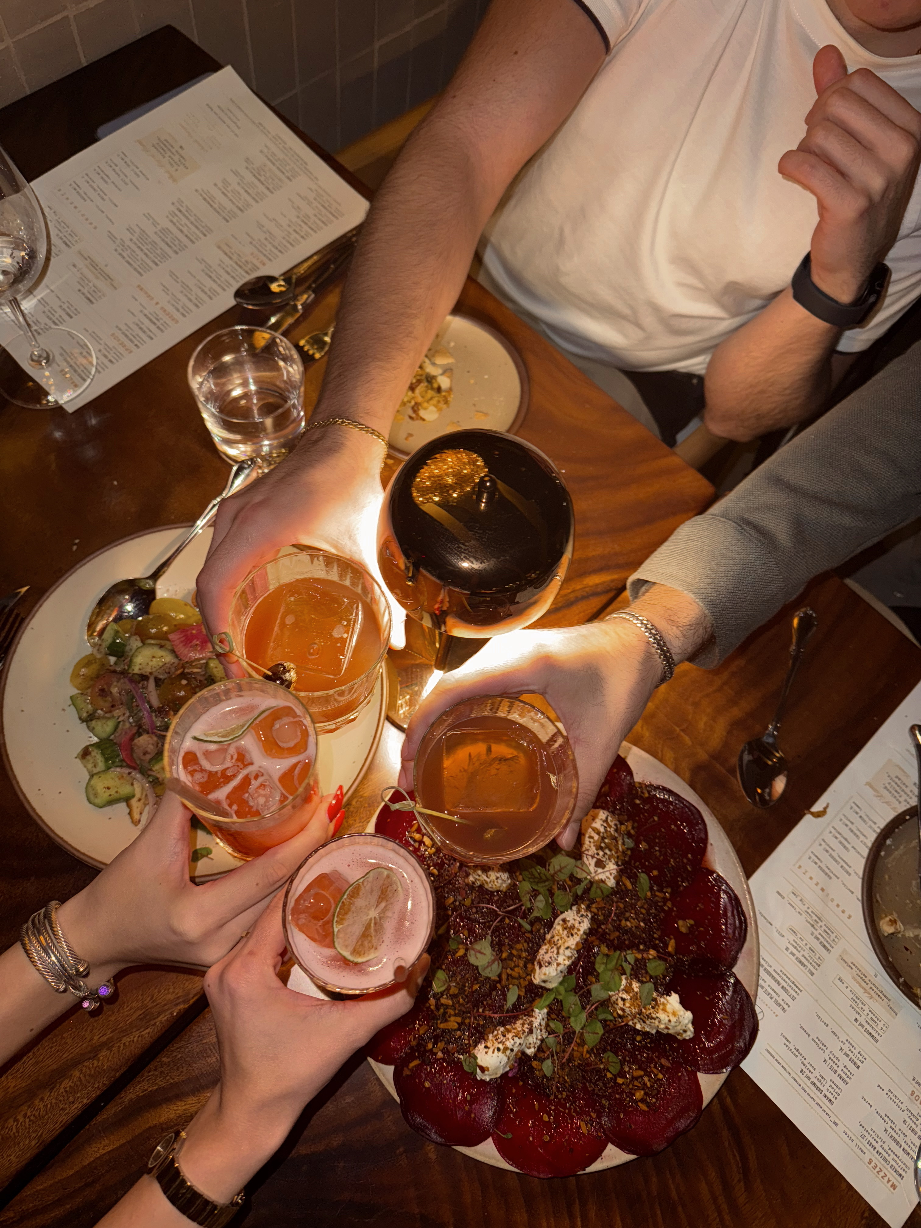 dinner with friends