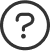 Black question mark inside a circle on a white background.