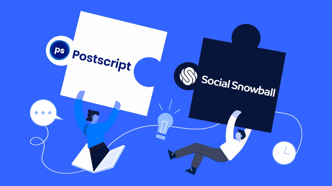 Integration Announcement: Social Snowball + Postscript