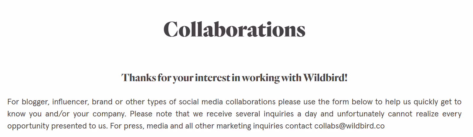Wildbird affiliate program strategy