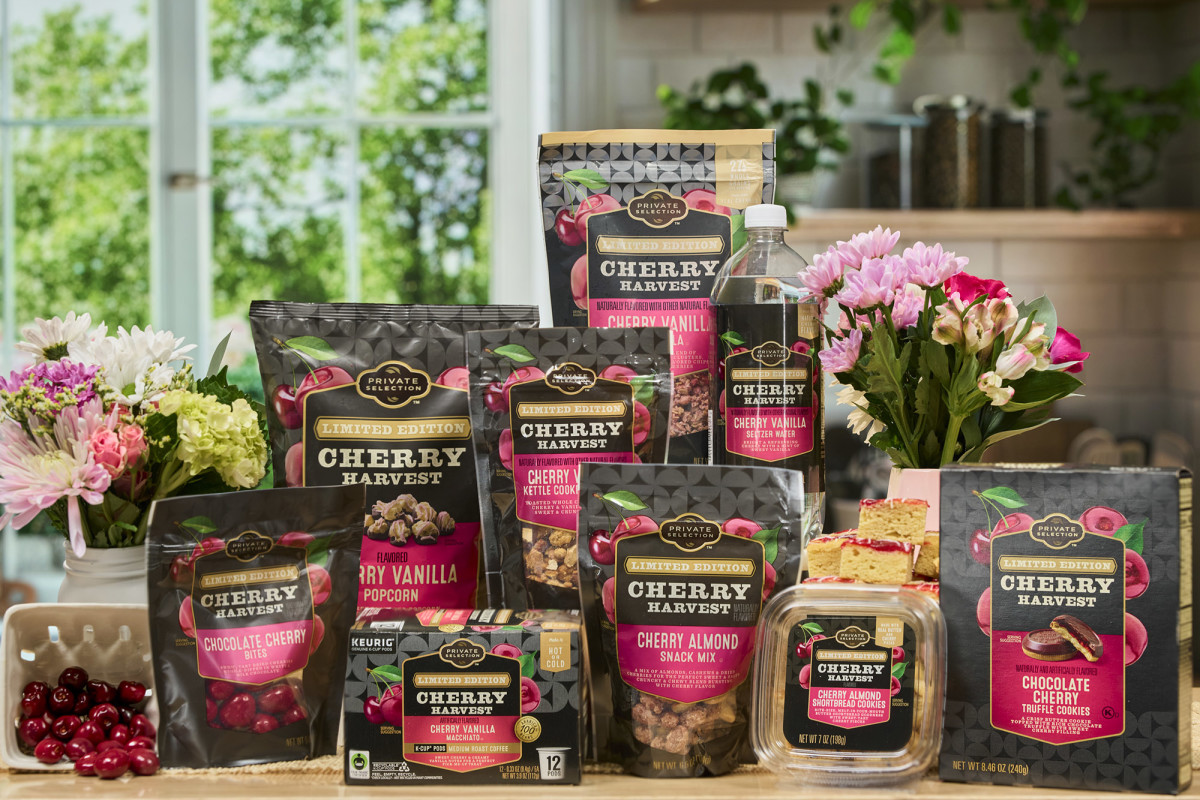 Kroger's line of cherry-themed products based on social listening