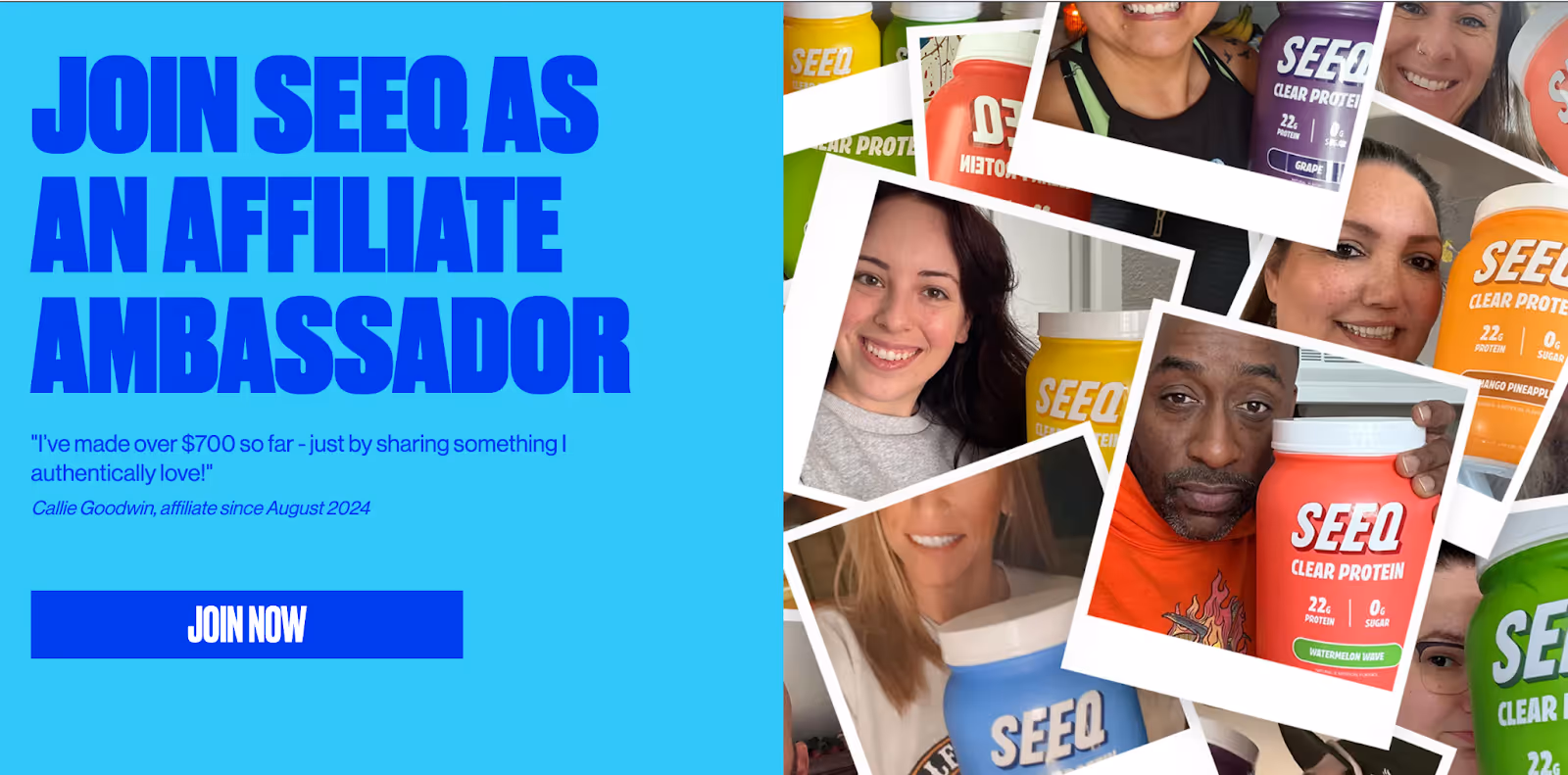 Seeq affiliate ambassador program details