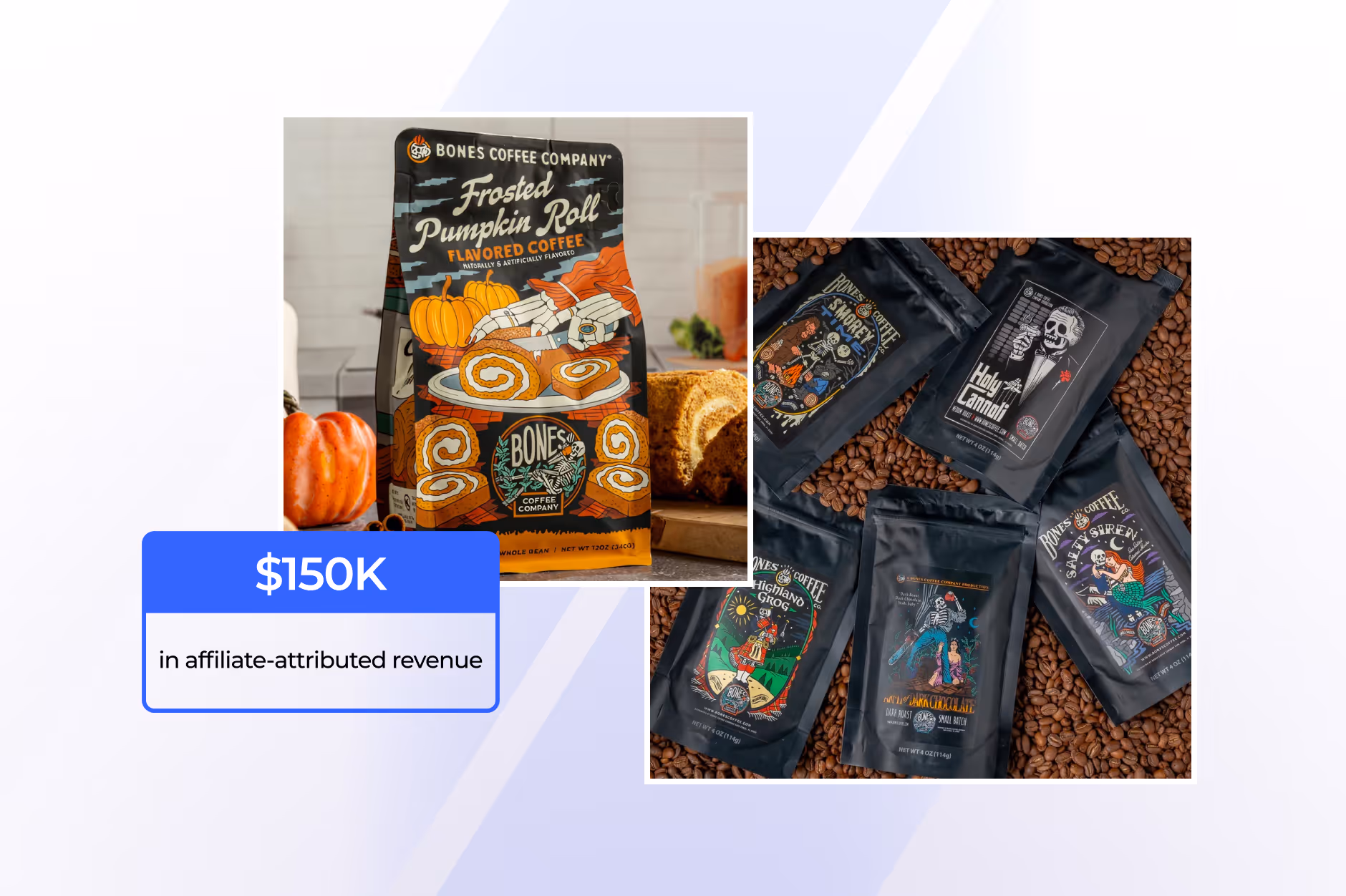 How Bones Coffee Generated $150K+ in Affiliate Revenue While Cutting Manual Work