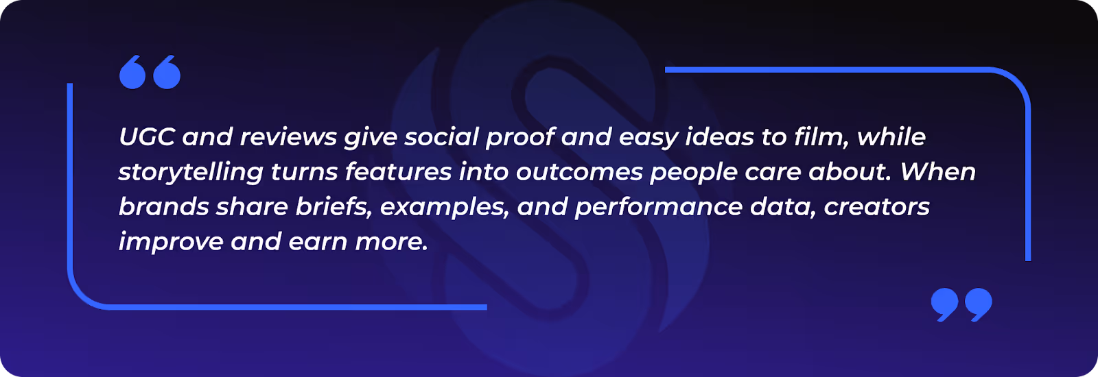 Content is what keeps partnerships alive. UGC, reviews, and storytelling create a loop of social proof and reusable assets.
