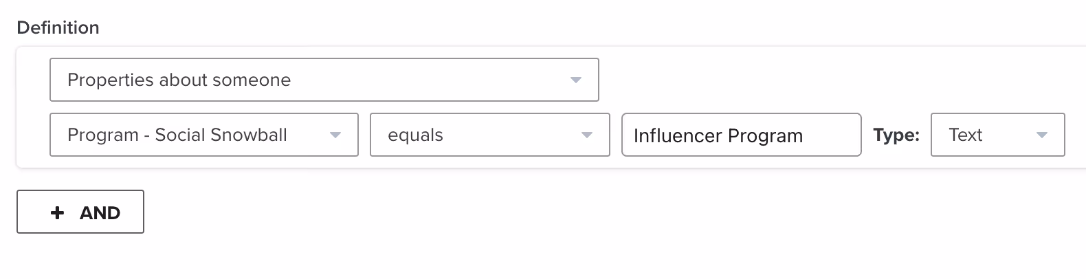 How to create program specific groups