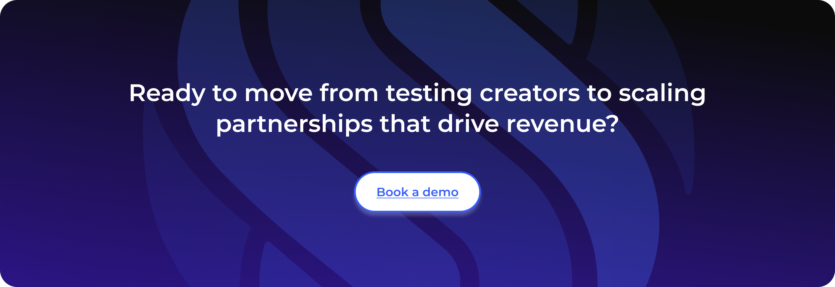 Ready to move from testing creators to scaling partnerships that drive revenue? 