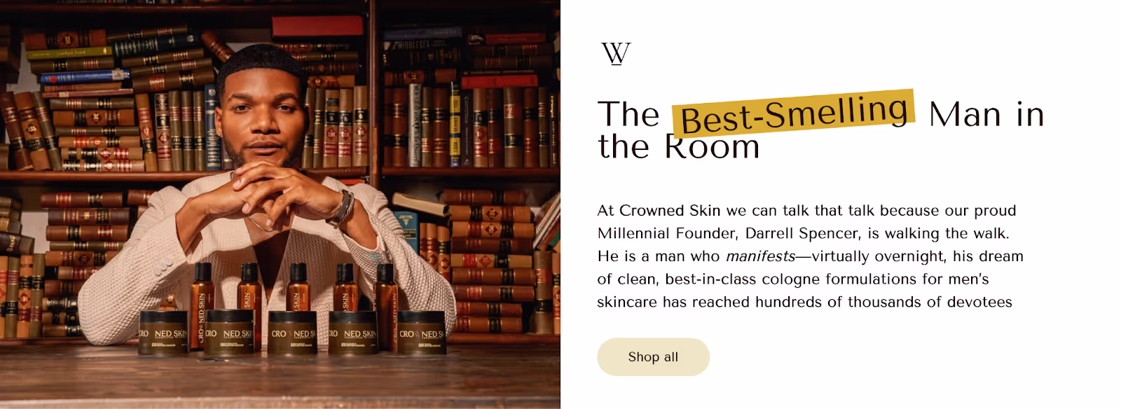Crowned Skin homepage