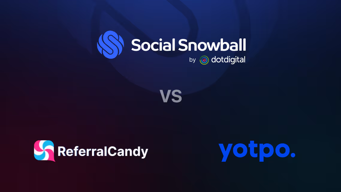 ReferralCandy vs Yotpo vs Social Snowball: Best App for Customer Referrals