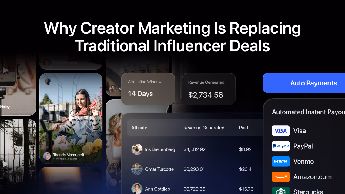 Why Creator Marketing Is Replacing Traditional Influencer Deals